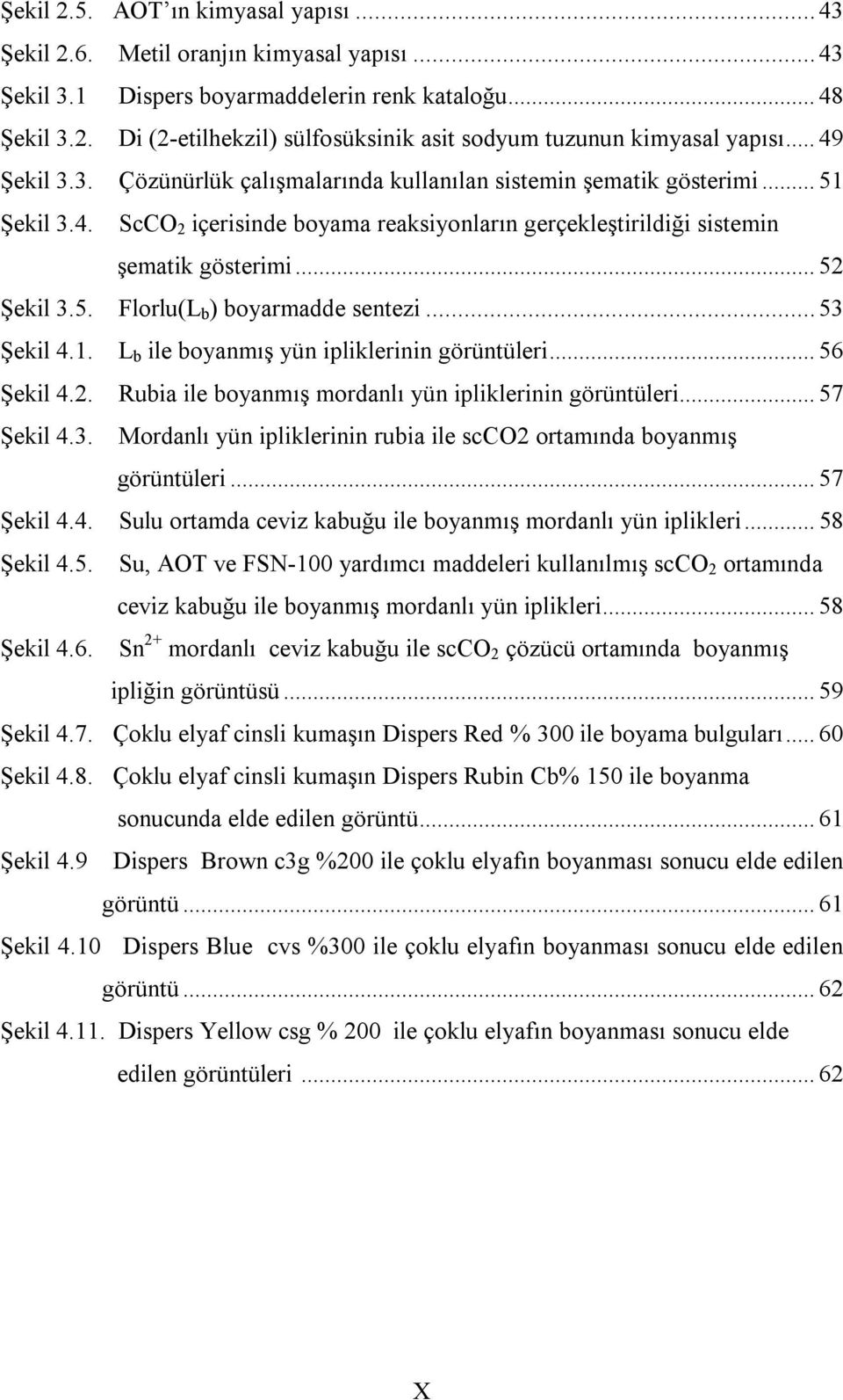 .. 53 Şekil 4.1. L b ile boyanmış yün ipliklerinin görüntüleri... 56 Şekil 4.2. Rubia ile boyanmış mordanlı yün ipliklerinin görüntüleri... 57 Şekil 4.3. Mordanlı yün ipliklerinin rubia ile scco2 ortamında boyanmış görüntüleri.