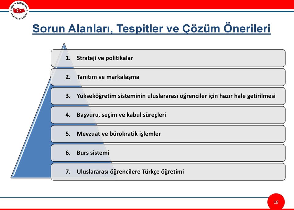 Yükseköğretim sisteminin uluslararası öğrenciler için hazır hale getirilmesi