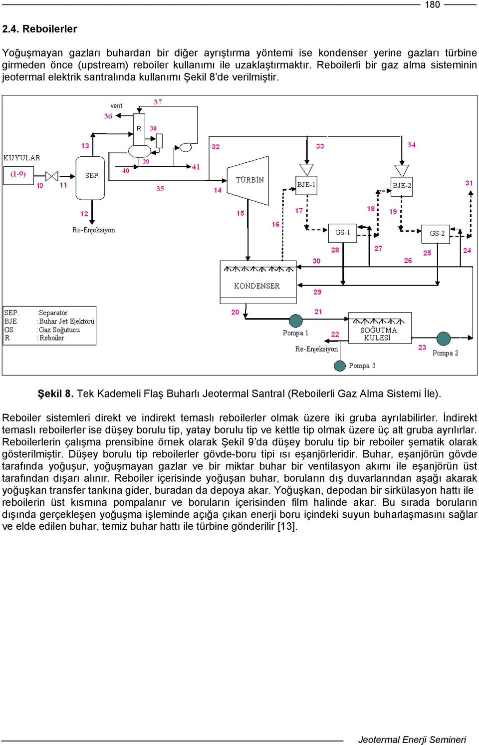 Reboiler sistemleri direkt ve indirekt temaslı reboilerler olmak üzere iki gruba ayrılabilirler.