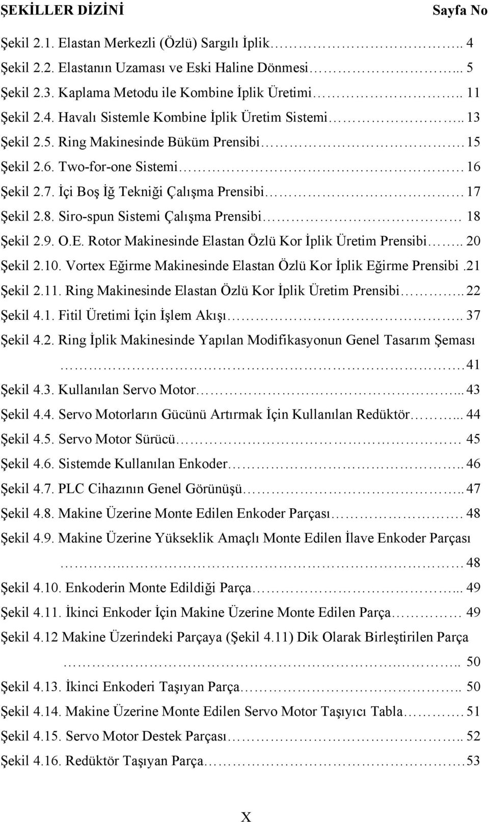 Siro-spun Sistemi Çalışma Prensibi 18 Şekil 2.9. O.E. Rotor Makinesinde Elastan Özlü Kor İplik Üretim Prensibi.. 20 Şekil 2.10. Vortex Eğirme Makinesinde Elastan Özlü Kor İplik Eğirme Prensibi.