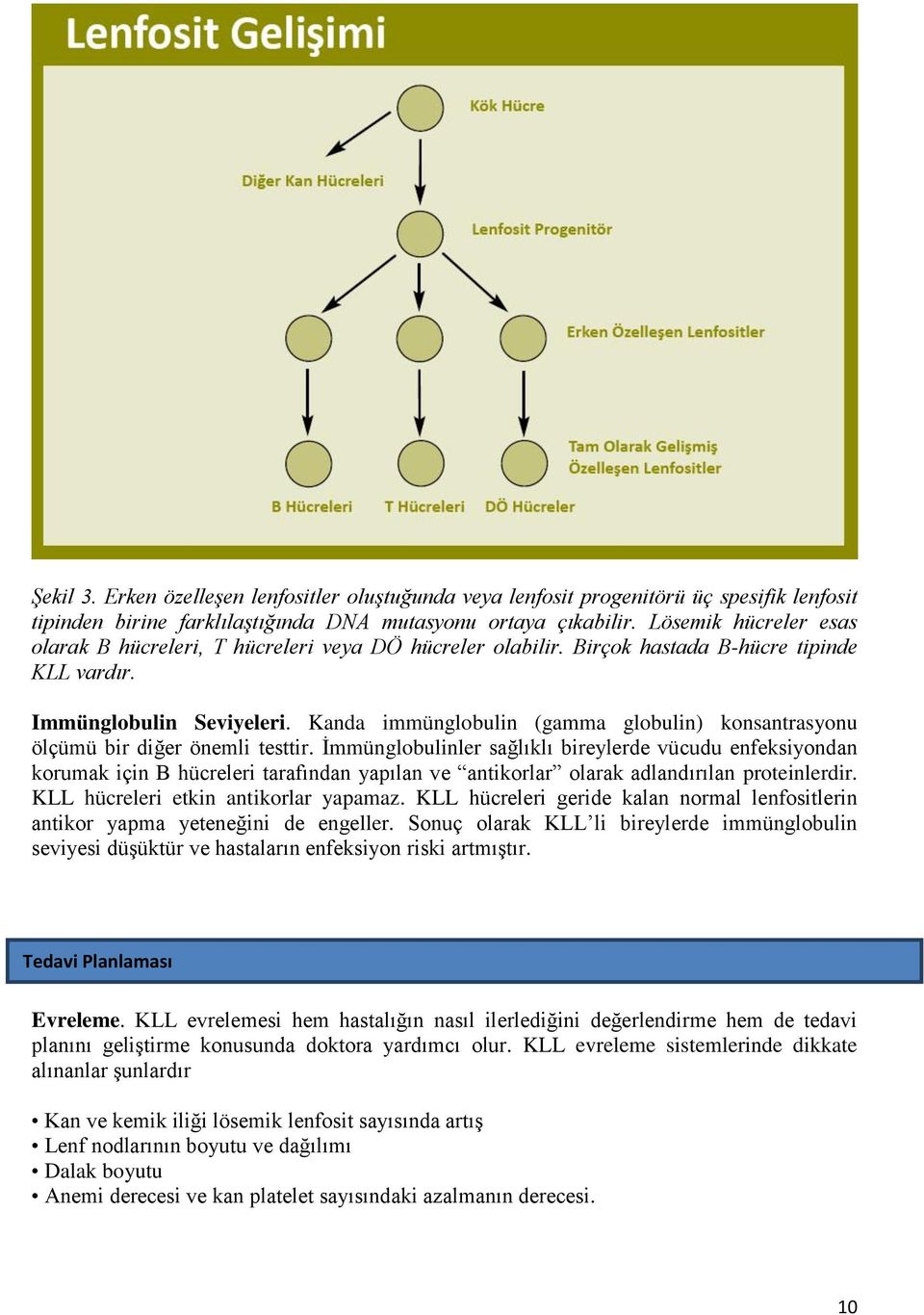 Kanda immünglobulin (gamma globulin) konsantrasyonu ölçümü bir diğer önemli testtir.