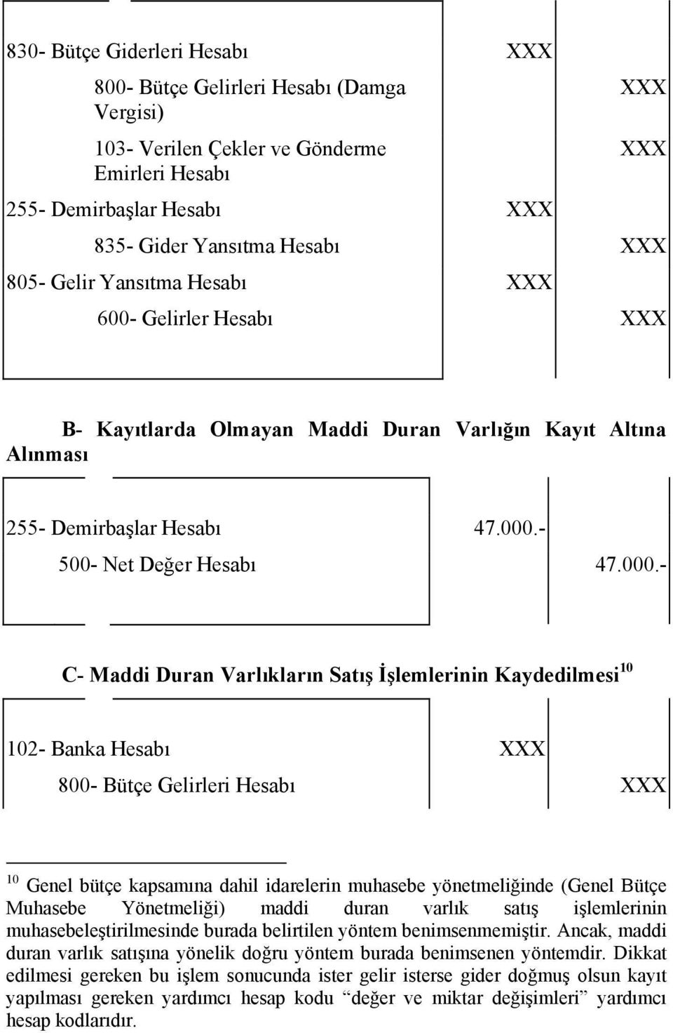 - 500- Net Değer Hesabı 47.000.