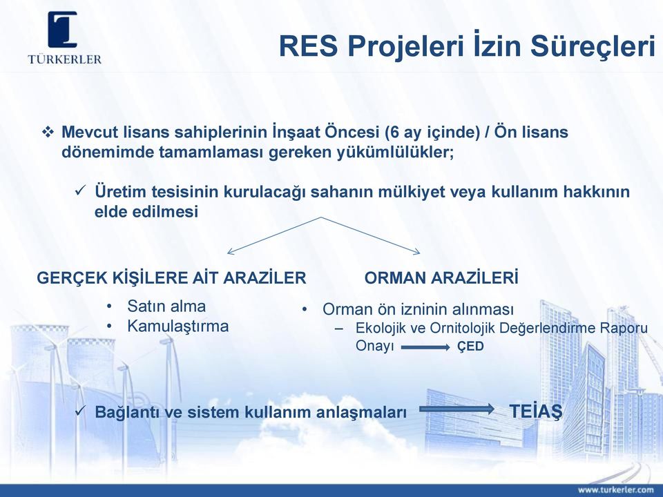 hakkının elde edilmesi GERÇEK KİŞİLERE AİT ARAZİLER Satın alma Kamulaştırma ORMAN ARAZİLERİ Orman ön