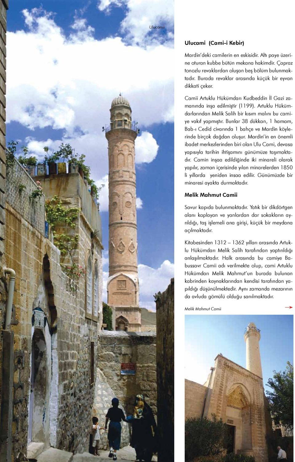 Artuklu Hükümdarlarından Melik Salih bir kısım malını bu camiye vakıf yapmıştır. Bunlar 38 dükkan, 1 hamam, Bab-ı Cedid civarında 1 bahçe ve Mardin köylerinde birçok dağdan oluşur.