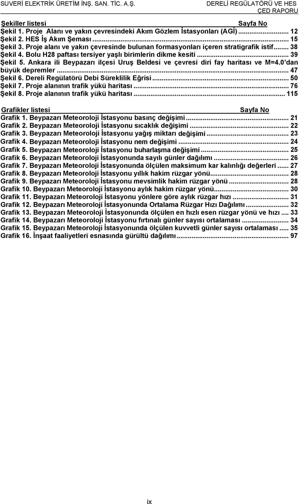 Ankara ili Beypazarı ilçesi Uruş Beldesi ve çevresi diri fay haritası ve M=4.0 dan büyük depremler... 47 Şekil 6. Dereli Regülatörü Debi Süreklilik Eğrisi... 50 Şekil 7.