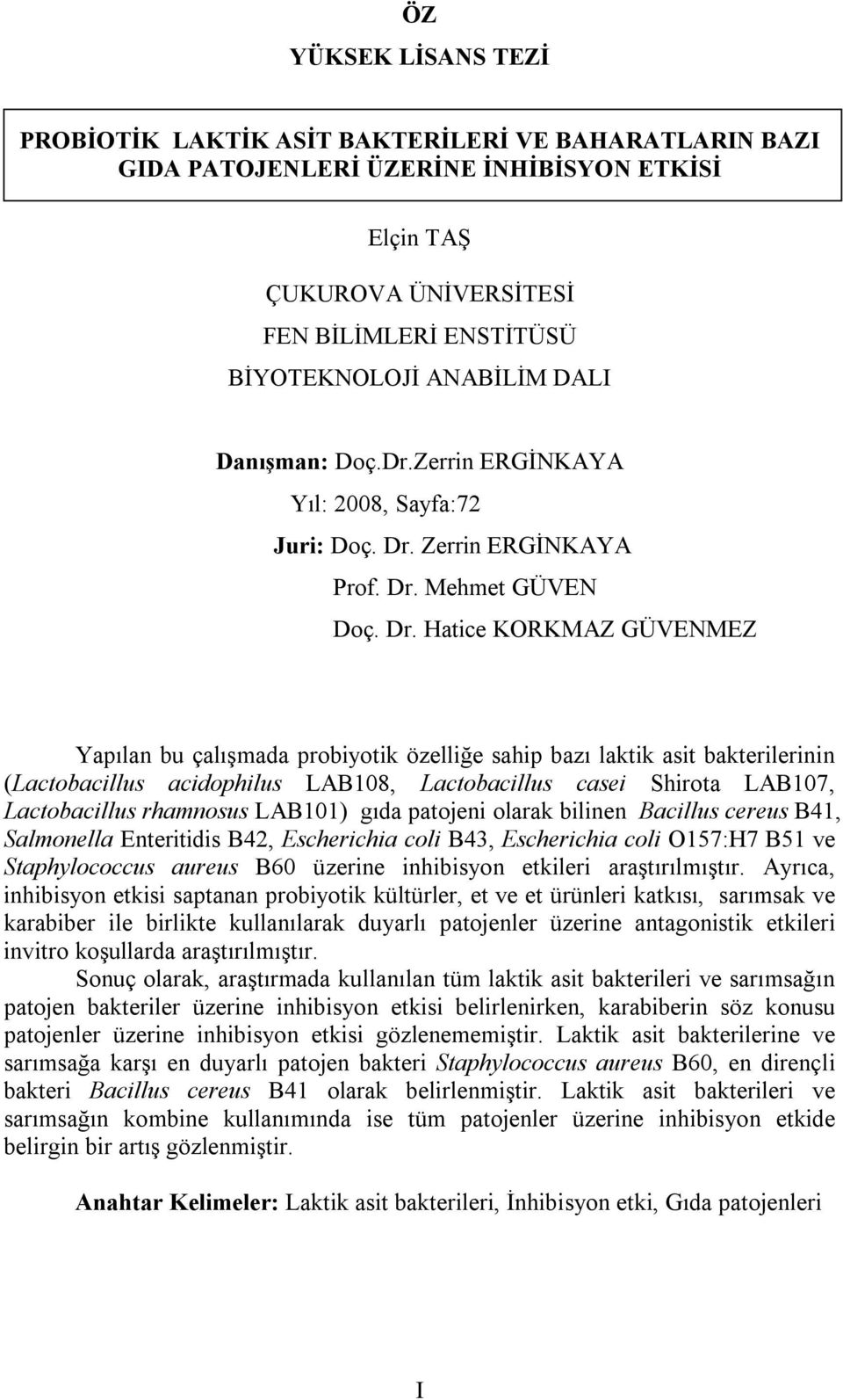 Zerrin ERGİNKAYA Prof. Dr.