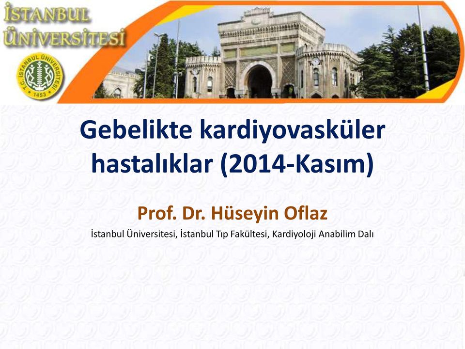 Hüseyin Oflaz İstanbul Üniversitesi,