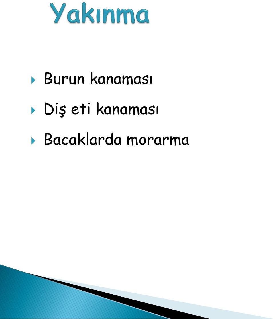 eti kanaması