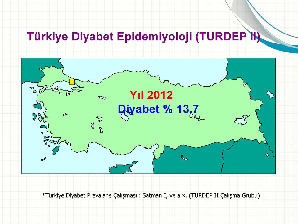 7 *Türkiye Diyabet Prevalans