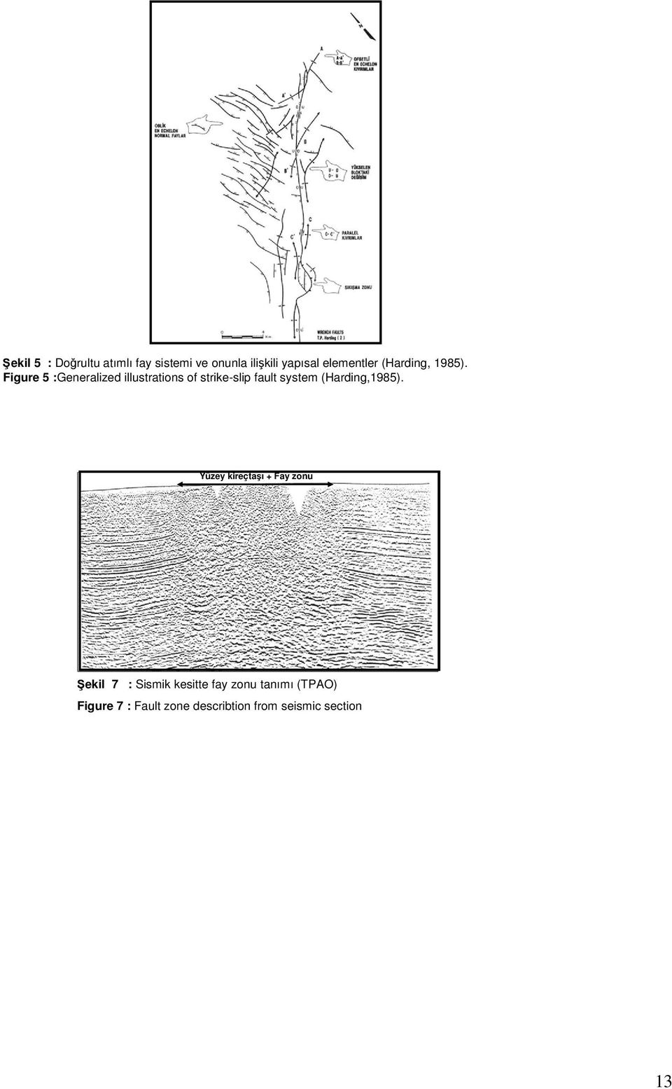 Figure 5 :Generalized illustrations of strike-slip fault system