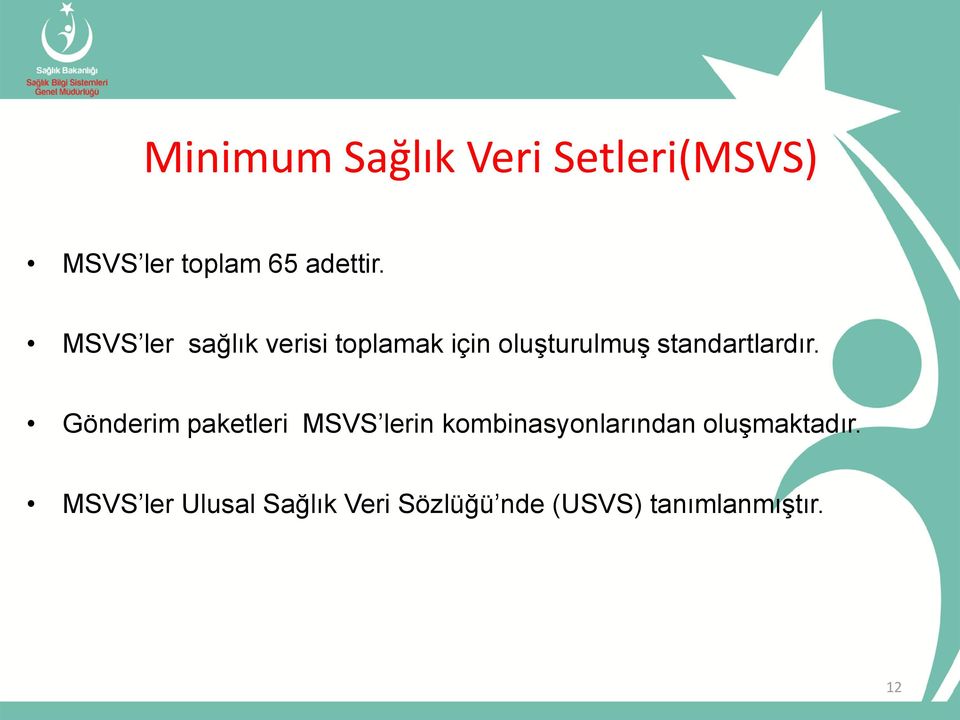 Gönderim paketleri MSVS lerin kombinasyonlarından oluşmaktadır.