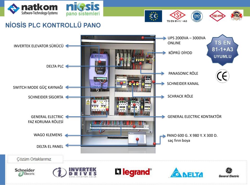 SCHNEIDER KANAL SCHRACK RÖLE GENERAL ELECTRIC FAZ KORUMA RÖLESİ GENERAL