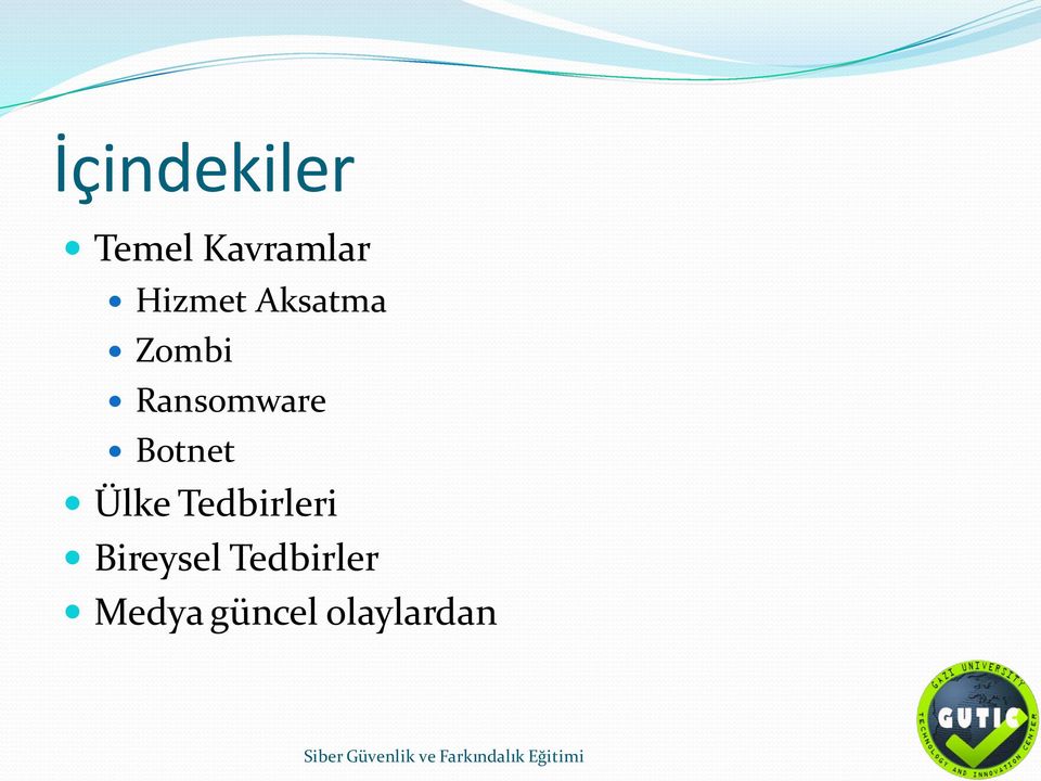 Botnet Ülke Tedbirleri Bireysel