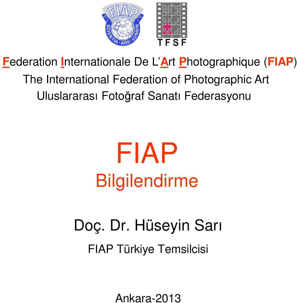 Uluslararası Fotoğraf Sanatı Federasyonu FIAP