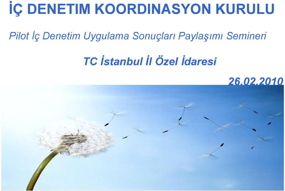 SonuçlarıPaylaşımıSemineri TC