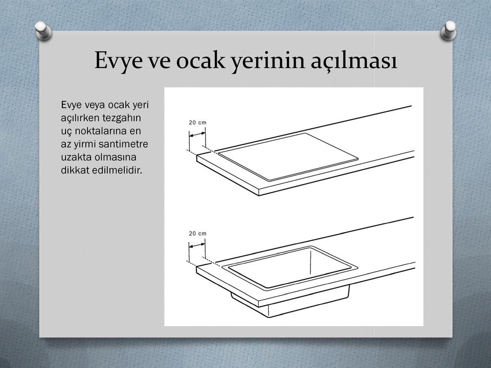 uç noktalarına en az yirmi