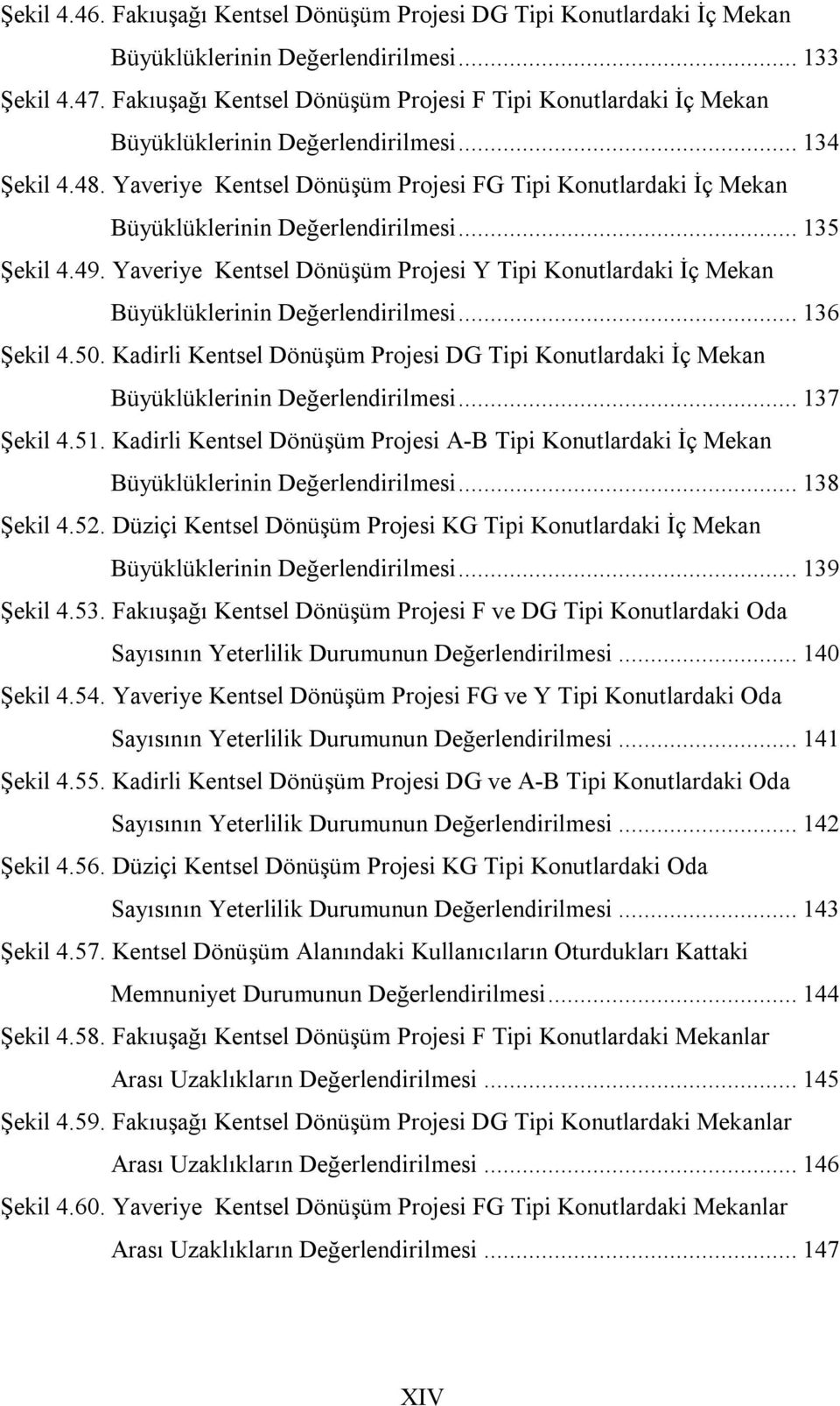 Yaveriye Kentsel Dönüşüm Projesi FG Tipi Konutlardaki İç Mekan Büyüklüklerinin Değerlendirilmesi... 135 Şekil 4.49.