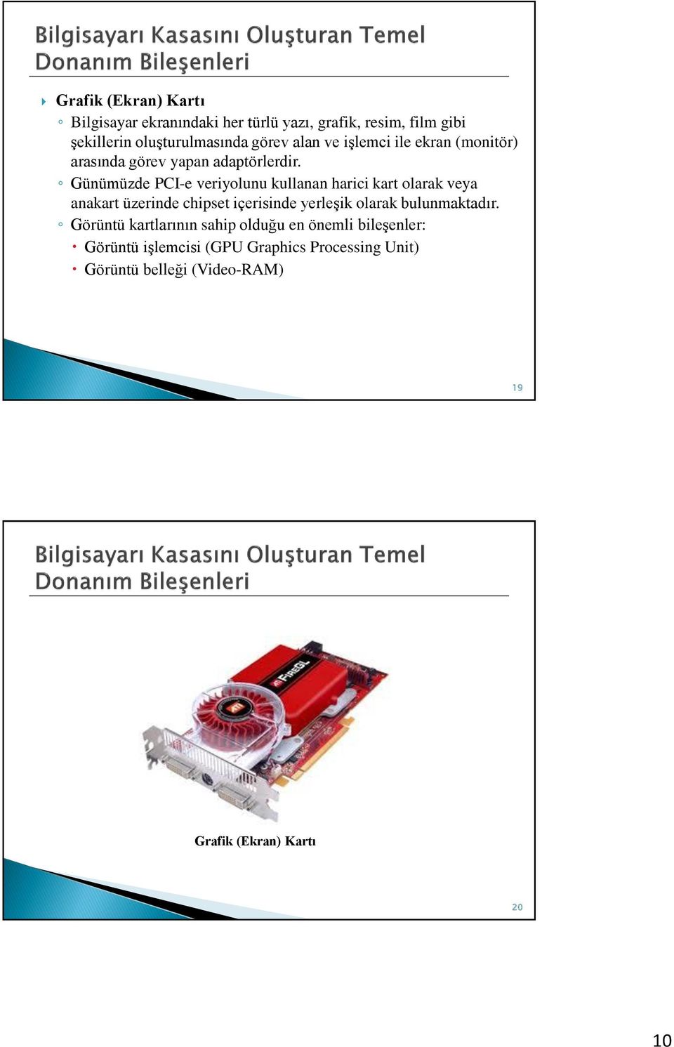 Günümüzde PCI-e veriyolunu kullanan harici kart olarak veya anakart üzerinde chipset içerisinde yerleşik olarak