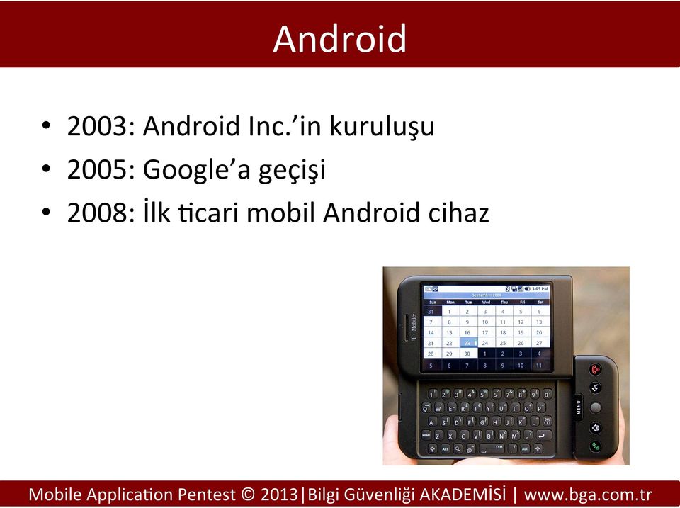 Google a geçişi 2008: