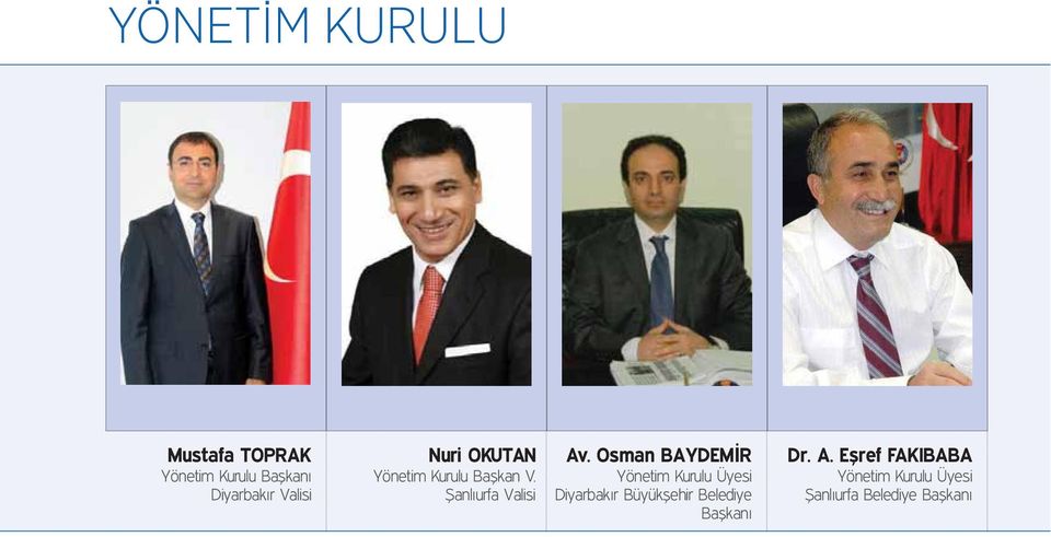 Osman BAYDEM R Yönetim Kurulu Üyesi Diyarbak r Büyük ehir Belediye