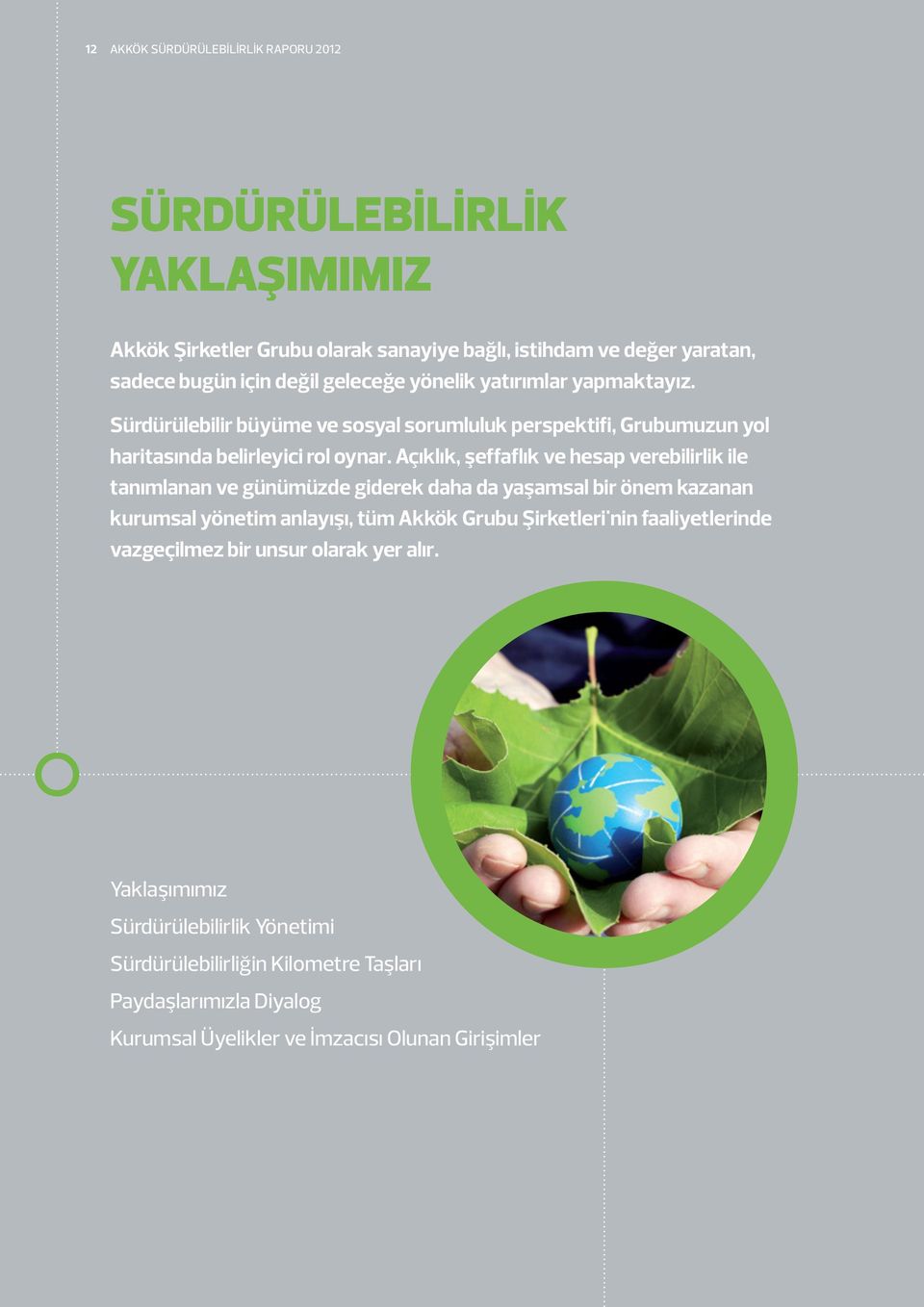 Açıklık, şeffaflık ve hesap verebilirlik ile tanımlanan ve günümüzde giderek daha da yaşamsal bir önem kazanan kurumsal yönetim anlayışı, tüm Akkök Grubu Şirketleri'nin