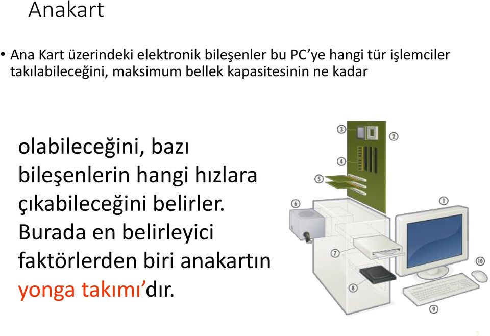 olabileceğini, bazı bileşenlerin hangi hızlara çıkabileceğini