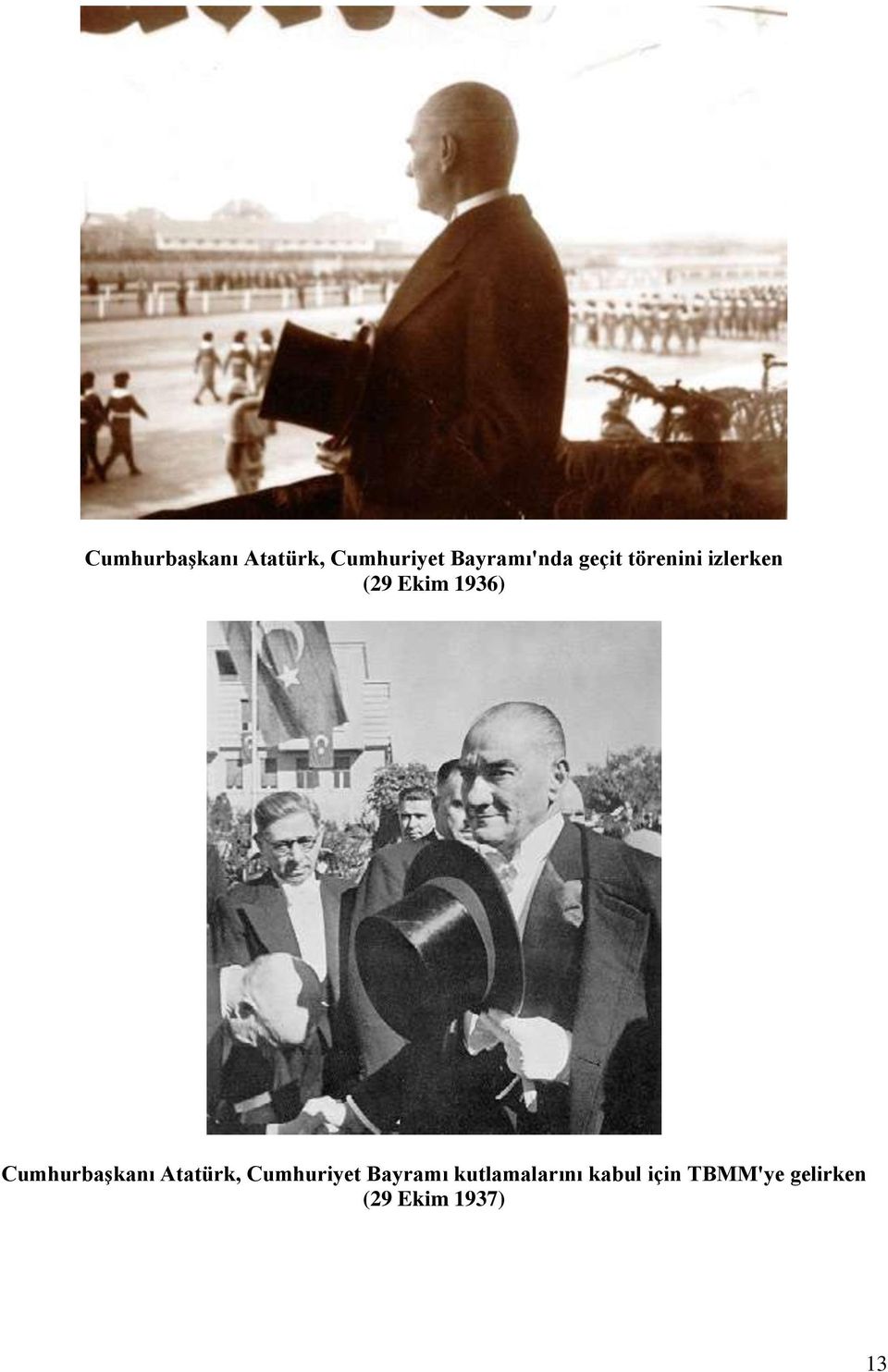 Cumhurbaşkanı Atatürk, Cumhuriyet Bayramı