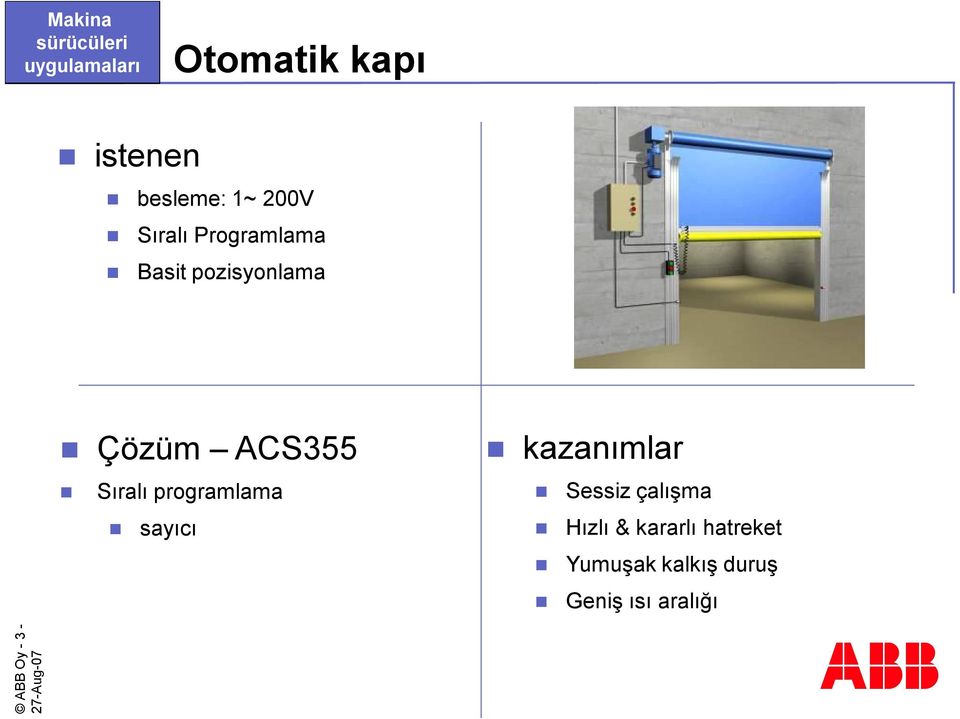 programlama sayıcı Sessiz çalışma Hızlı & kararlı