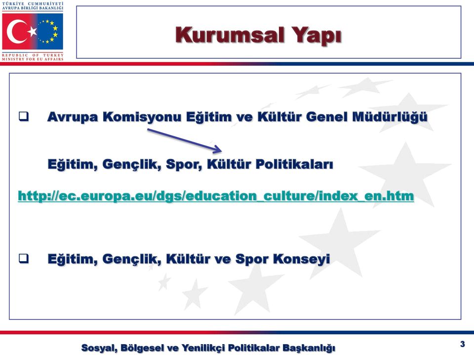 Politikaları http://ec.europa.