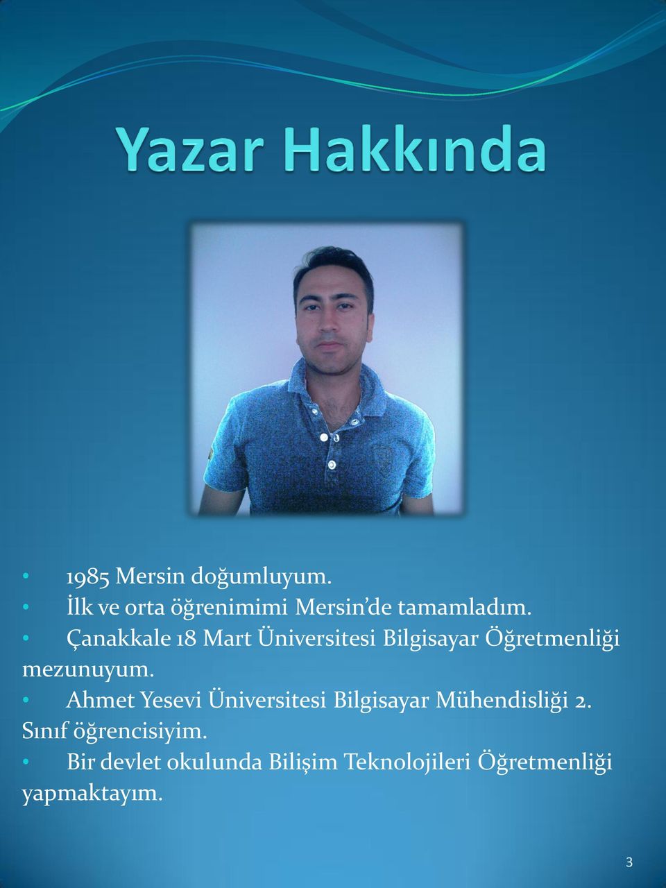 Ahmet Yesevi Üniversitesi Bilgisayar Mühendisliği 2.