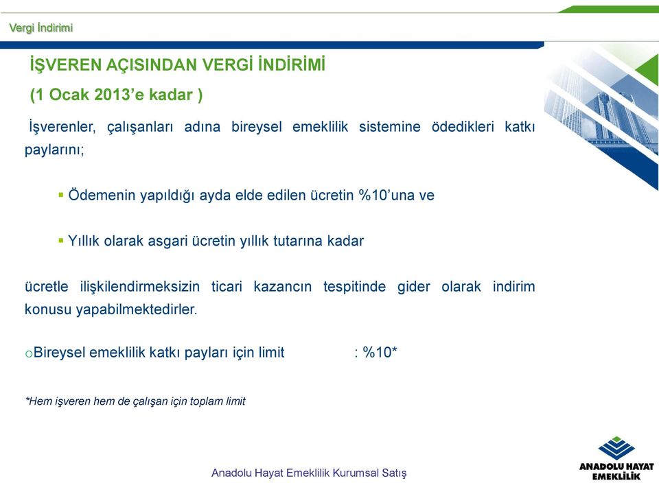 TÜRMOB GRUP EMEKLİLİK PLANI. Anadolu Hayat Emeklilik Kurumsal Satış - PDF  Free Download