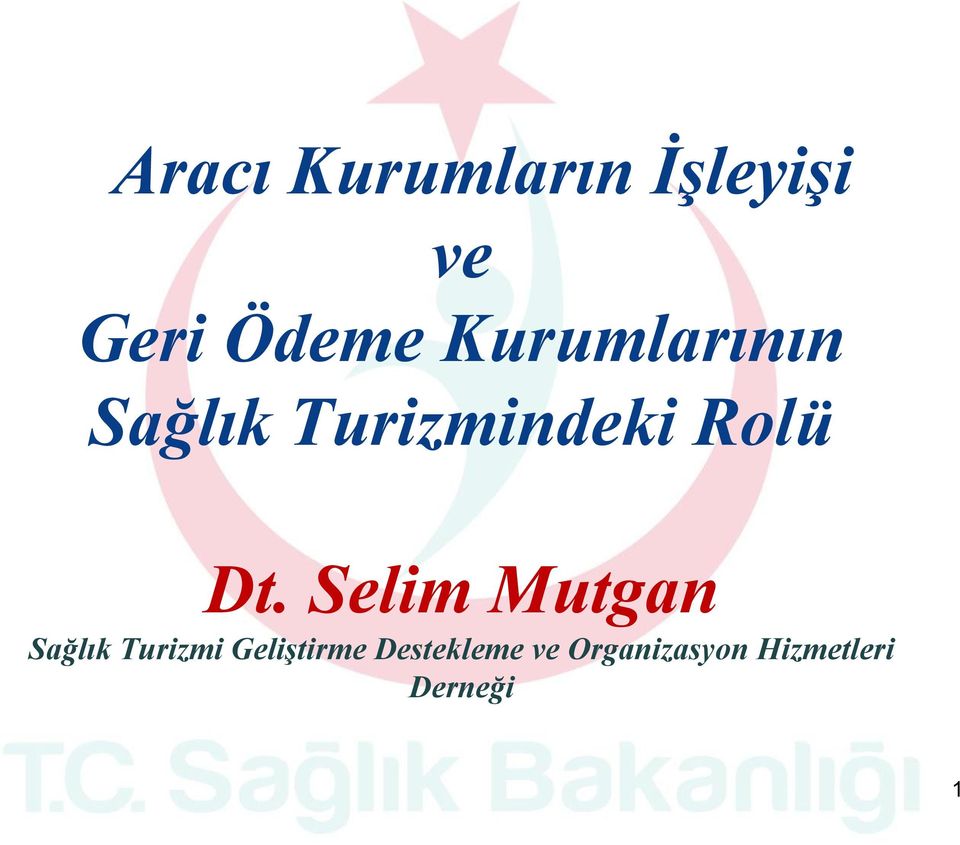 Selim Mutgan Sağlık Turizmi Geliştirme