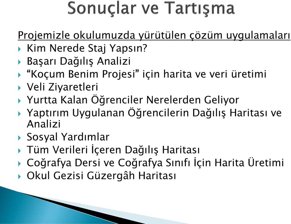 Öğrenciler Nerelerden Geliyor Yaptırım Uygulanan Öğrencilerin Dağılış Haritası ve Analizi Sosyal