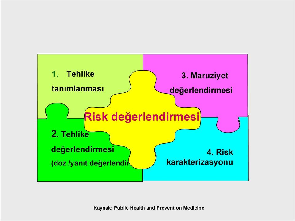 Tehlike Risk değerlendirmesi değerlendirmesi (doz
