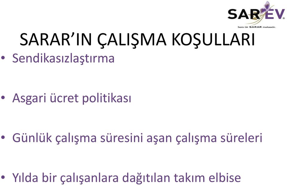 politikası Günlük çalışma süresini aşan