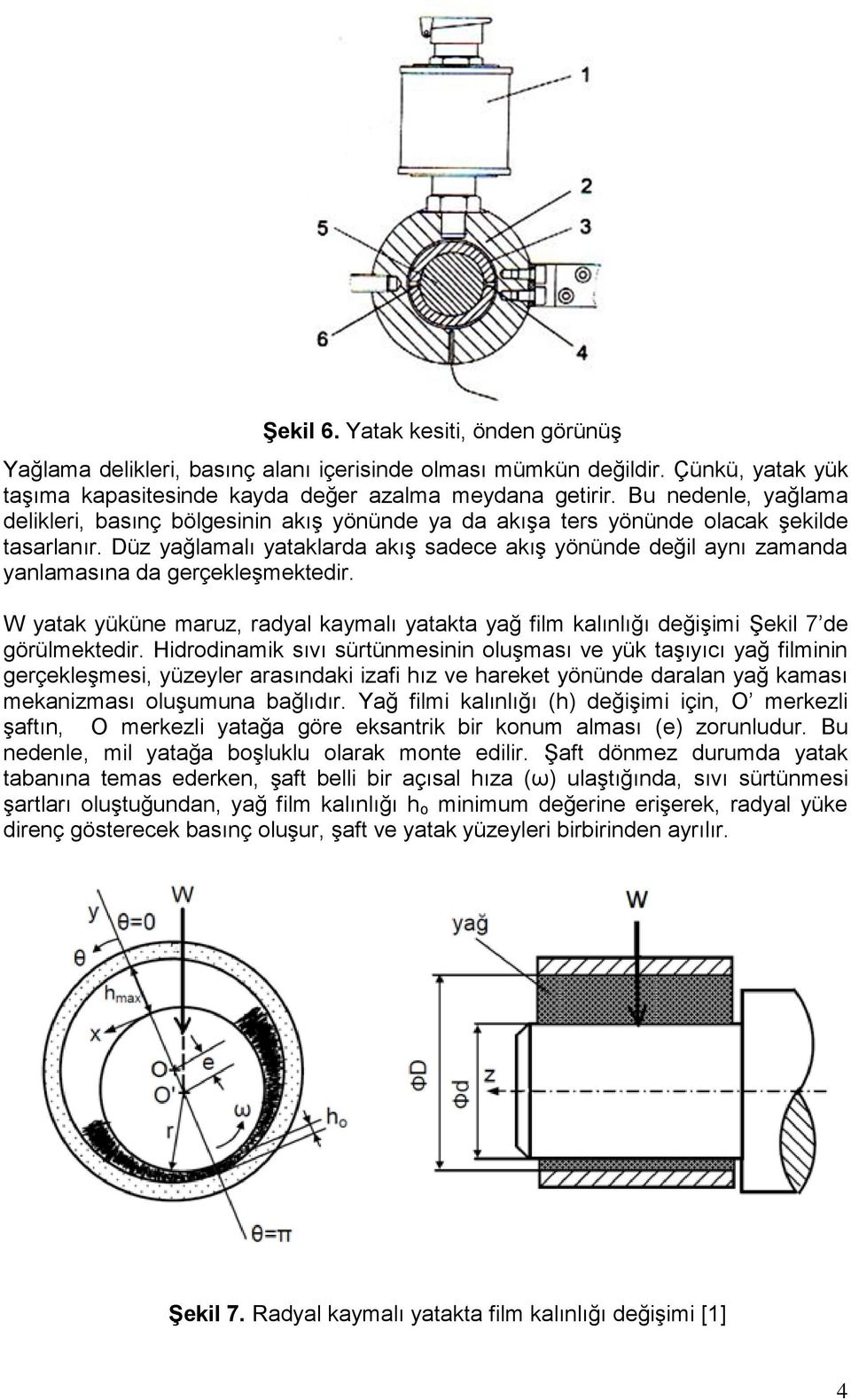 Düz yağlamalı yataklarda akış sadece akış yönünde değil aynı zamanda yanlamasına da gerçekleşmektedir.