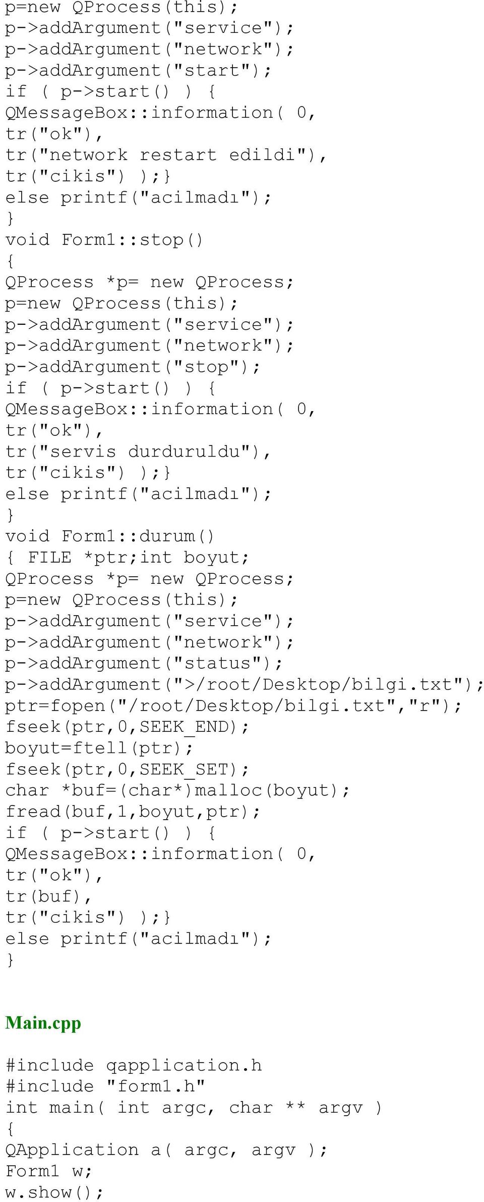 txt"); ptr=fopen("/root/desktop/bilgi.