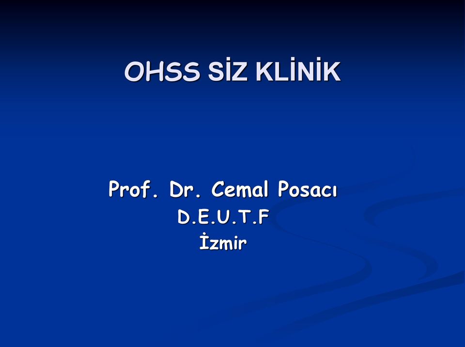 Dr. Cemal