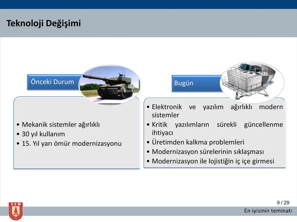 Kritik yazılımların sürekli güncellenme ihtiyacı Üretimden kalkma problemleri