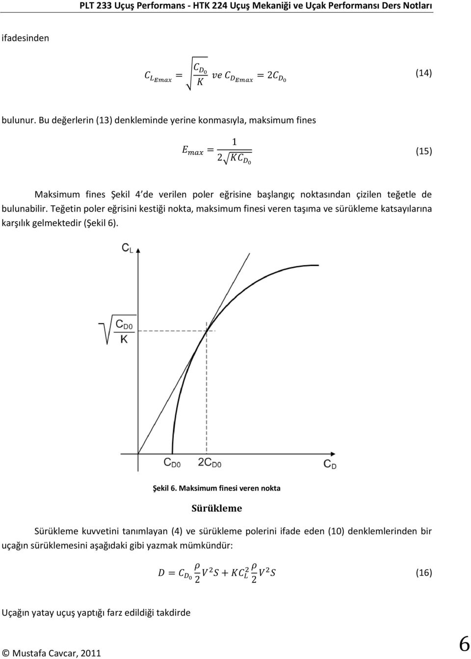 çizilen teğetle de bulunabilir.