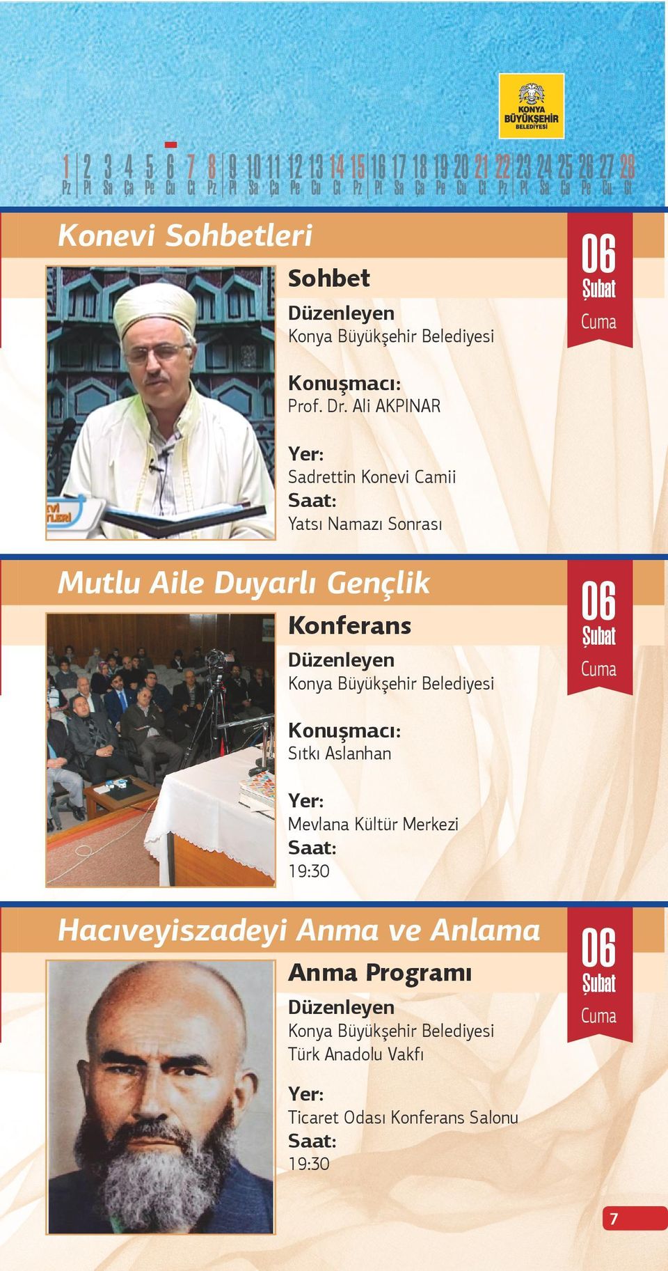 Duyarlı Gençlik Konferans 06 Sıtkı Aslanhan Mevlana Kültür Merkezi