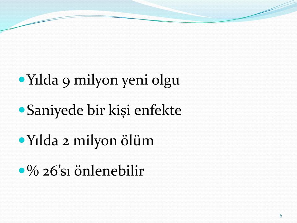 enfekte Yılda 2 milyon