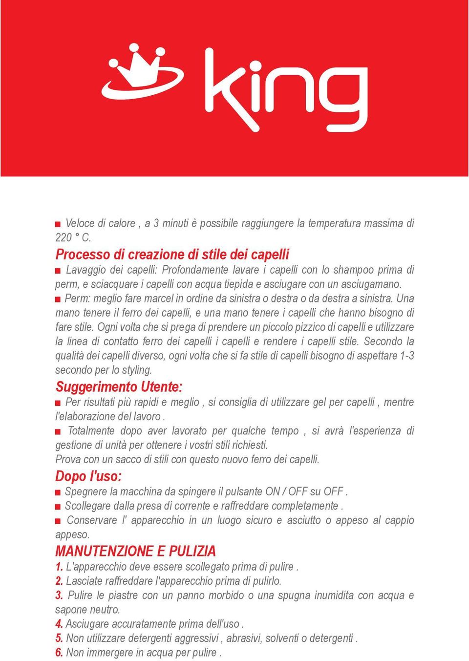 capelli, e una mano tenere i capelli che hanno bisogno di fare stile Ogni volta che si prega di prendere un piccolo pizzico di capelli e utilizzare la linea di contatto ferro dei capelli i capelli e