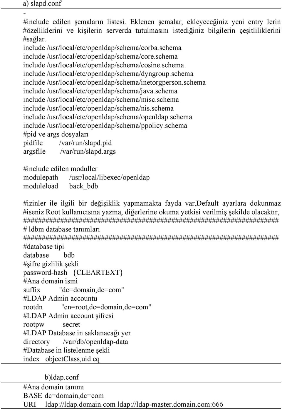 schema include /usr/local/etc/openldap/schema/dyngroup.schema include /usr/local/etc/openldap/schema/inetorgperson.schema include /usr/local/etc/openldap/schema/java.