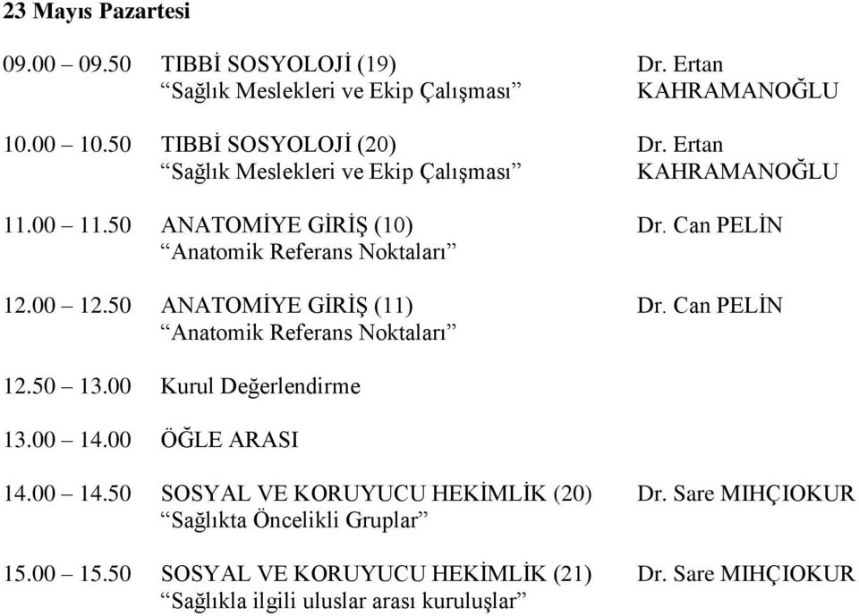 50 ANATOMİYE GİRİŞ (11) Anatomik Referans Noktaları Dr. Ertan KAHRAMANOĞLU Dr. Ertan KAHRAMANOĞLU Dr. Can PELİN Dr. Can PELİN 12.50 13.