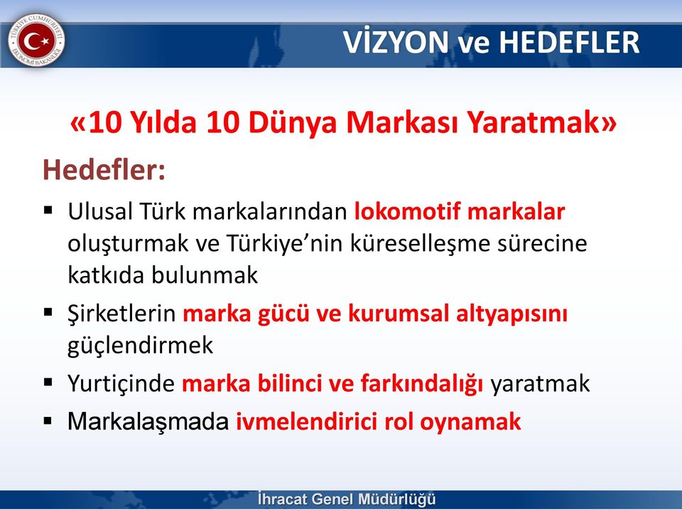 katkıda bulunmak Şirketlerin marka gücü ve kurumsal altyapısını güçlendirmek