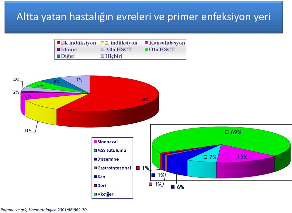 enfeksiyon yeri 391 hasta