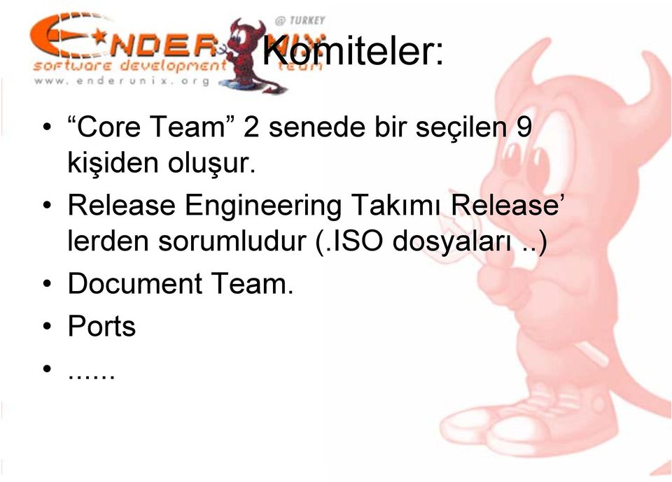Release Engineering Takımı Release