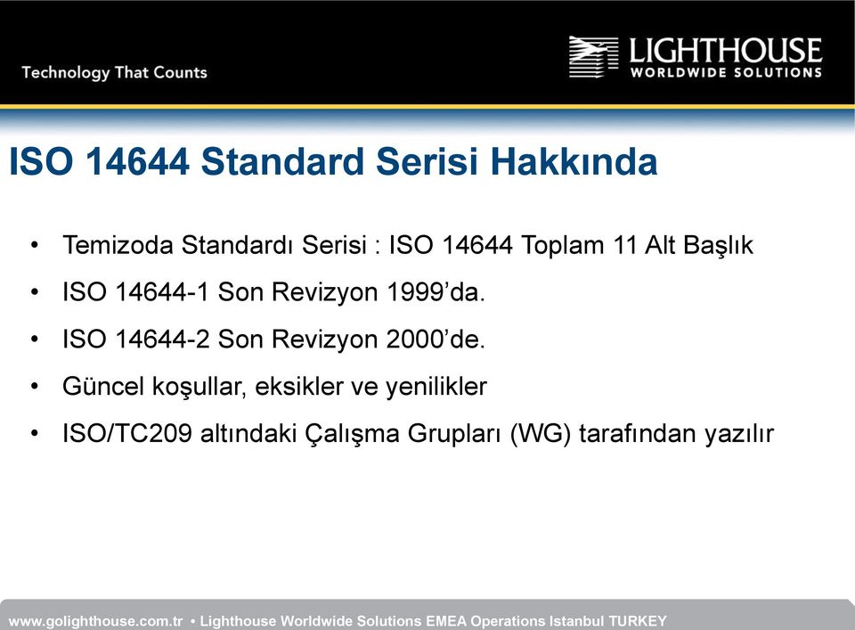 ISO 14644-2 Son Revizyon 2000 de.