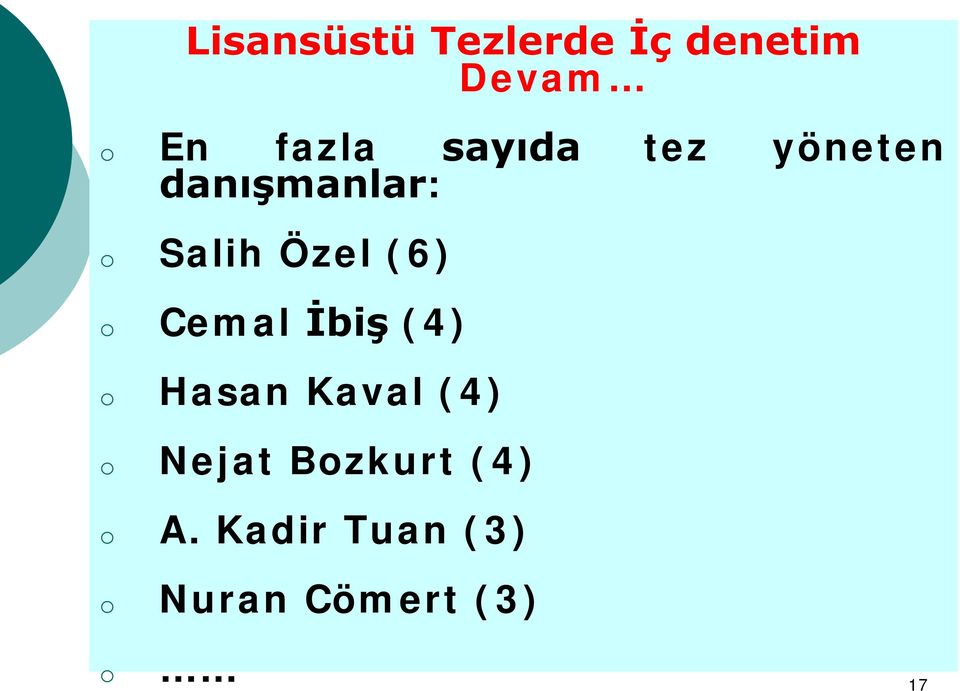 o Cemal İbiş (4) o Hasan Kaval (4) o Nejat